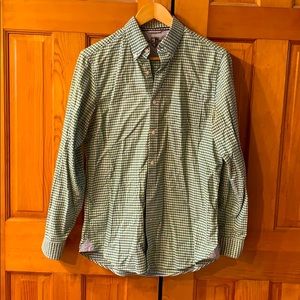 Green checkered dress shirt